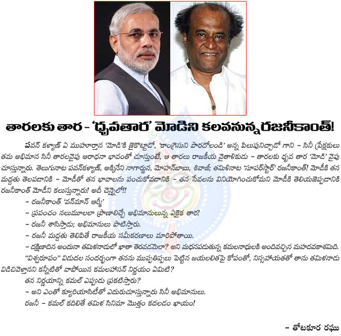 narendra modi,bjp,super star rajinikanth,rajinikanth supports narendra modi,bjp government,super star rajinikanth movies  narendra modi, bjp, super star rajinikanth, rajinikanth supports narendra modi, bjp government, super star rajinikanth movies